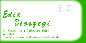 edit dioszegi business card
